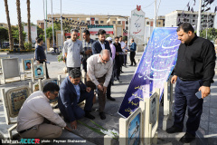 تجدید میثاق جهادگران جهاددانشگاهی اصفهان با شهدا